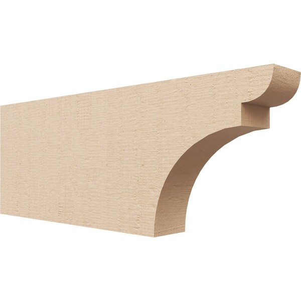 Ekena Millwork 2in. W x 6in. H x 16in. L Yorktown Woodgrain TimberThane Rafter Tail, Primed Tan RFTUR02X06X16YORRCPR - main